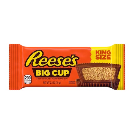 Reeses Reese's Big Cup Peanut Butter Candy Bar 2.8 oz 34000 43095